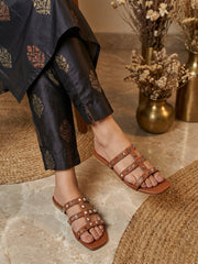 Open Toe Flats